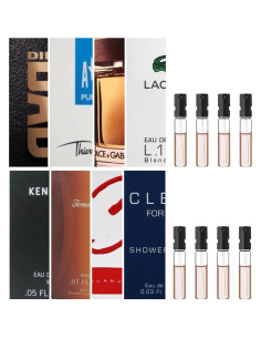 Juego de Muestras de Fragancias para Hombres - 8 Viales de 0.57 a 1.70 g 2