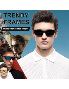 Gafas de Sol Deportivas POLARKING Polarizadas UV400 Humo 2