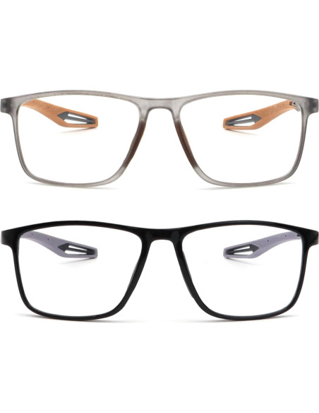 Gafas de lectura deportivas TR90 con bloqueo luz azul 2.25x Gafas de lectura deportivas TR90 con bloqueo luz azul 2.25x