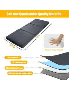 Cojín de Suelo Plegable BALAPET 3 Piezas Espuma Viscoelástica 2