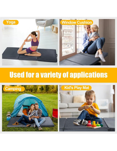 Cojín de Suelo Plegable BALAPET 3 Piezas Espuma Viscoelástica