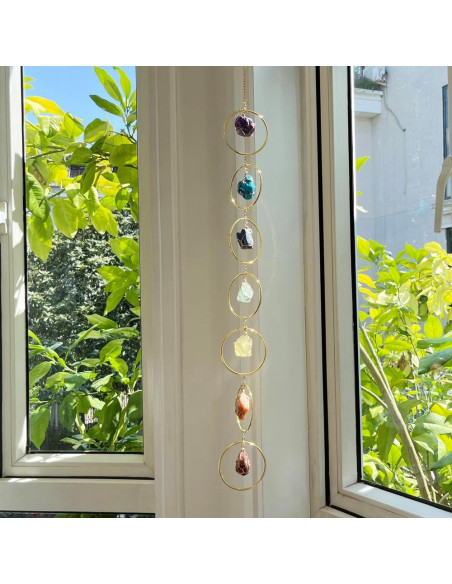 Campana de Viento de Cristal HausArtX - Energía Positiva 76.7 cm