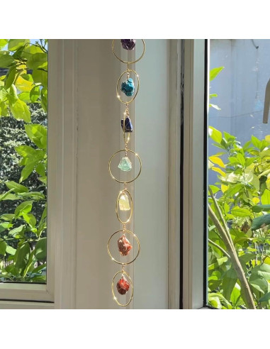 Campana de Viento de Cristal HausArtX - Energía Positiva 76.7 cm