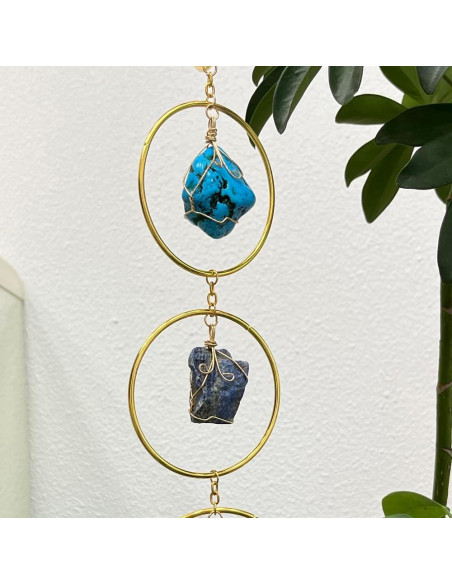 Campana de Viento de Cristal HausArtX - Energía Positiva 76.7 cm