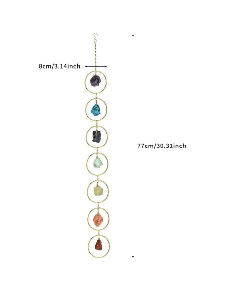 Campana de Viento de Cristal HausArtX - Energía Positiva 76.7 cm