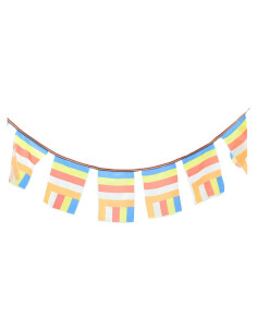 Bandera Budista de Cinco Colores Ganazono - Tela de Seda