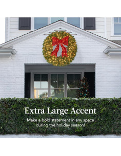 Corona Navideña Artificial 91cm Mejor Opción Productos LED 2