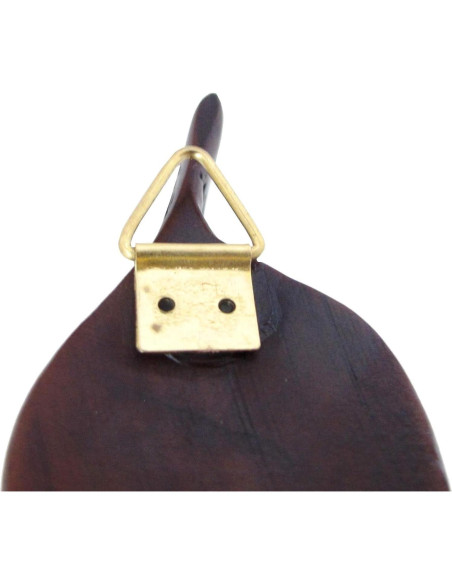 Escultura Mano de Buda Orquídea Azul 19 cm Resina Colgante