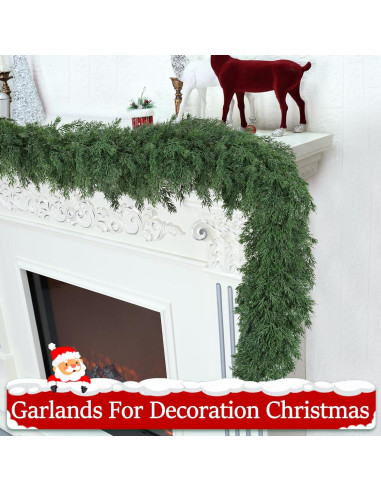 Guirnalda de Navidad RHTRJ 1.83 m Realista Verde con Caja