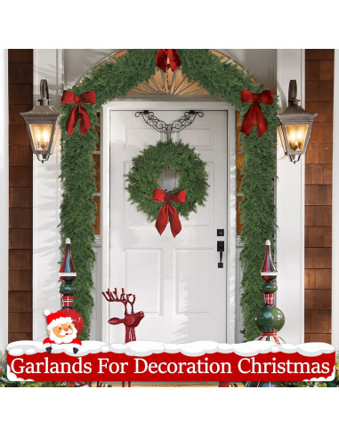 Guirnalda de Navidad RHTRJ 1.83 m Realista Verde con Caja