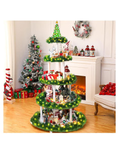 Soporte para Árbol de Navidad Barydat 5 Niveles 150 cm