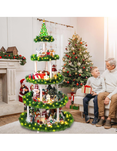 Soporte para Árbol de Navidad Barydat 5 Niveles 150 cm