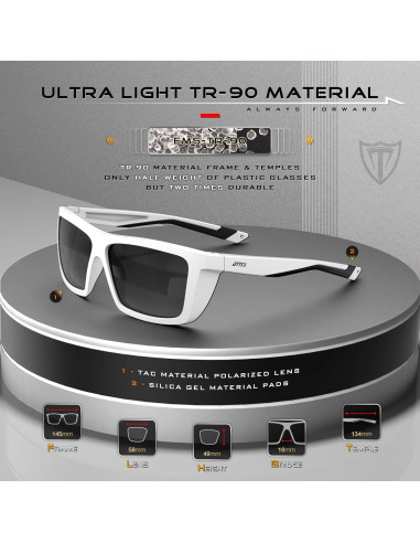 Gafas de sol polarizadas ATTCL para ciclismo y pesca UV