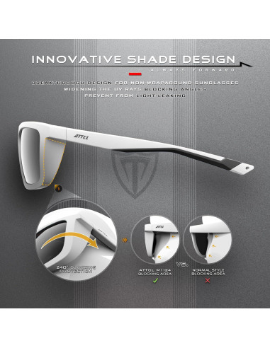Gafas de sol polarizadas ATTCL para ciclismo y pesca UV
