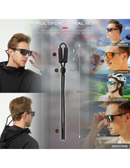 Gafas de sol polarizadas ATTCL para ciclismo y pesca UV