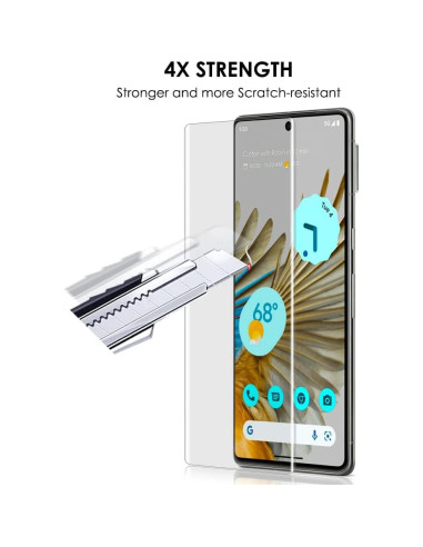 Paquete de 3 Protectores de Pantalla Vidrio Templado Akcoo Pixel 7 Pro