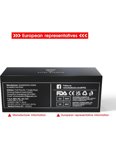 Gafas de sol polarizadas ATTCL para ciclismo y pesca UV