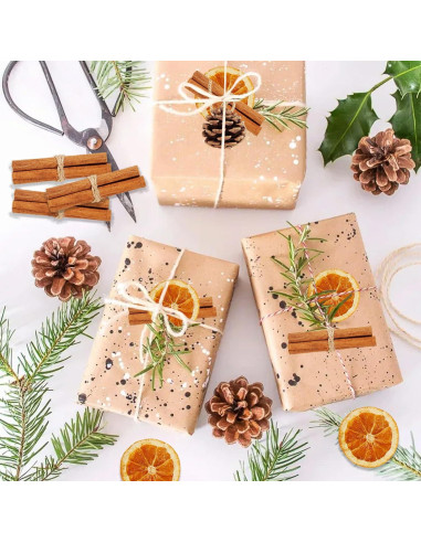 40 Adornos Naturales para Árbol de Navidad SOVOEY - Frutas Secas