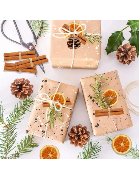 40 Adornos Naturales para Árbol de Navidad SOVOEY - Frutas Secas