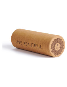 Rodillo de Corcho Yoga Design LAB 30x10cm Mandala Tonal