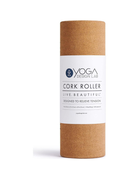 Rodillo de Corcho Yoga Design LAB 30x10cm Mandala Tonal