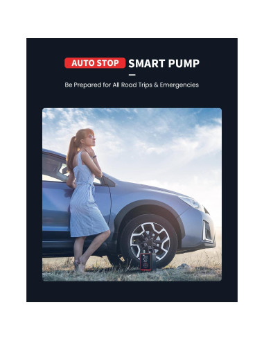 Inflador de Neumáticos Portátil LASFIT CR1 Pro 150PSI