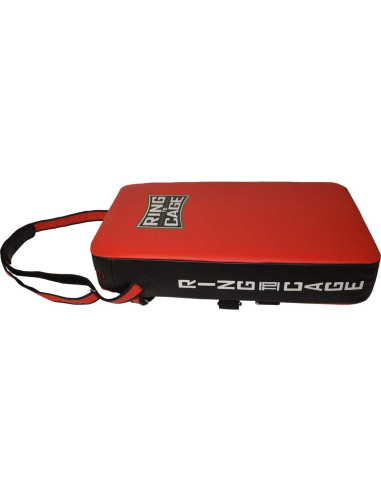 Protector de Pierna Muay Thai Ring to Cage Rojo/Negro