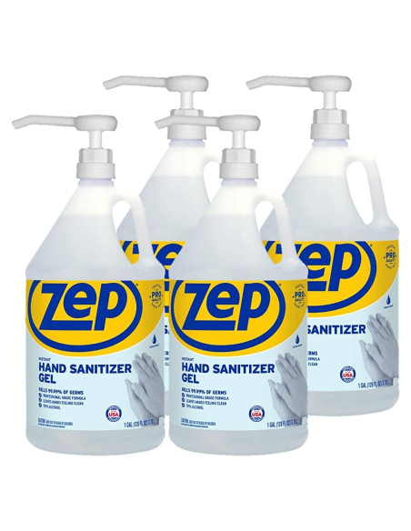 Gel desinfectante de manos Zep 70% alcohol - 3.78 L con bomba