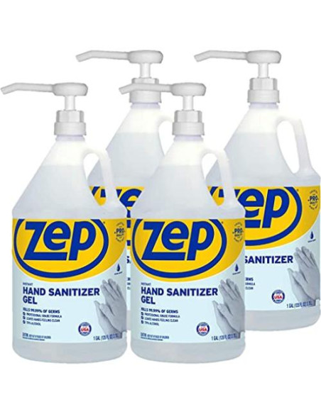 Gel desinfectante de manos Zep 70% alcohol - 3.78 L con bomba
