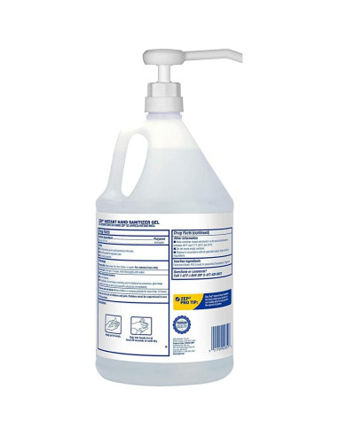 Gel desinfectante de manos Zep 70% alcohol - 3.78 L con bomba