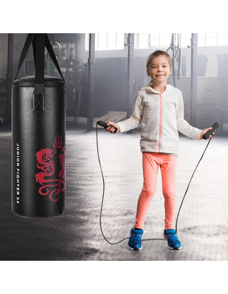 Costzon Bolsa de Boxeo para Niños con Guantes y Cuerda