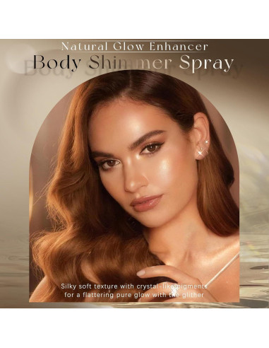 Spray Brillo Corporal HOSAILY 60ML Oro Rosa Hidratante