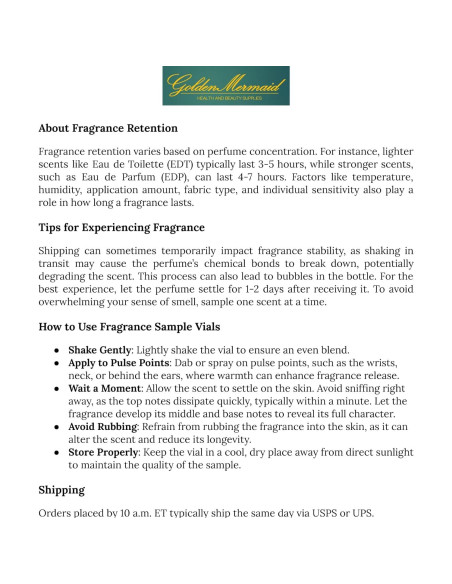 Juego de Muestras de Fragancias para Hombres - 8 Viales de 0.57 a 1.70 g