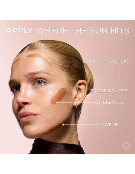 Bronceador Stick L'Oreal Paris Lumi Bronze 100 Rosado 28g