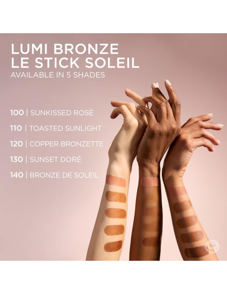 Bronceador Stick L'Oreal Paris Lumi Bronze 100 Rosado 28g