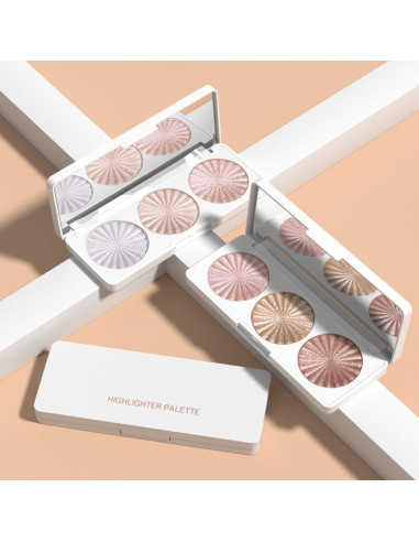 Paleta de Iluminador Brillante DIARIO DE AMY - Trío Radiancia