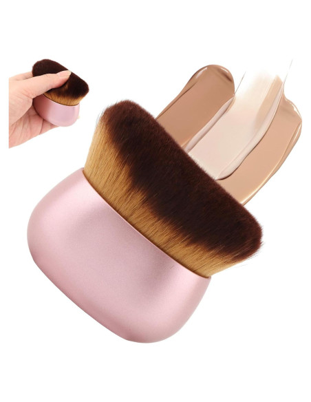 Brocha de Autobronceador Kazheon Extra Grande Rosa 75mm