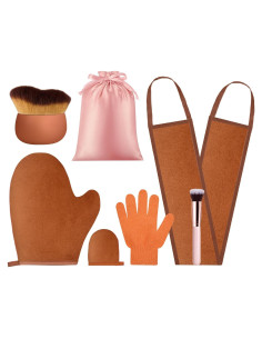 Set de Aplicador de Guantes de Autotanning 6 Piezas Acellegic