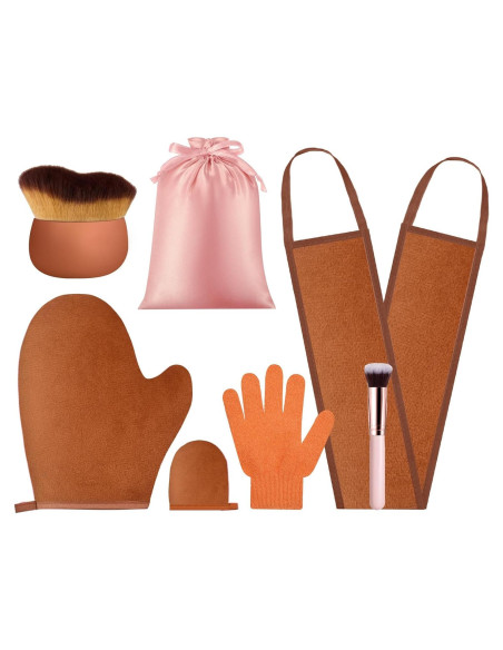 Set de Aplicador de Guantes de Autotanning 6 Piezas Acellegic