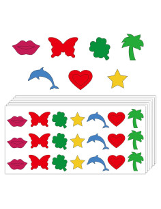 210 Stickers Bronceadores Autoadhesivos LINYUEARUI - 7 Diseños