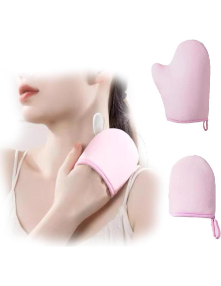 Guante de bronceado OURJIA de terciopelo suave 21.6x16.5cm