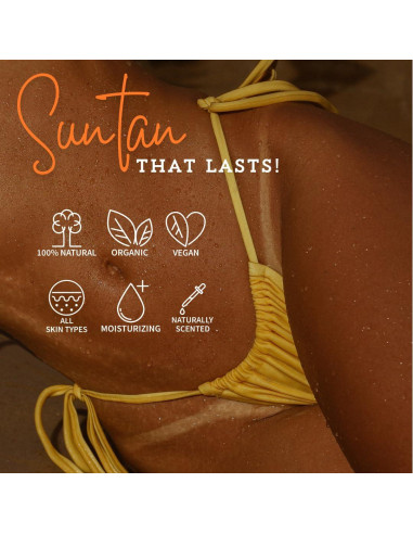 Aceite Bronceador Orgánico Brazi Bronze 85g - Vegano y Natural