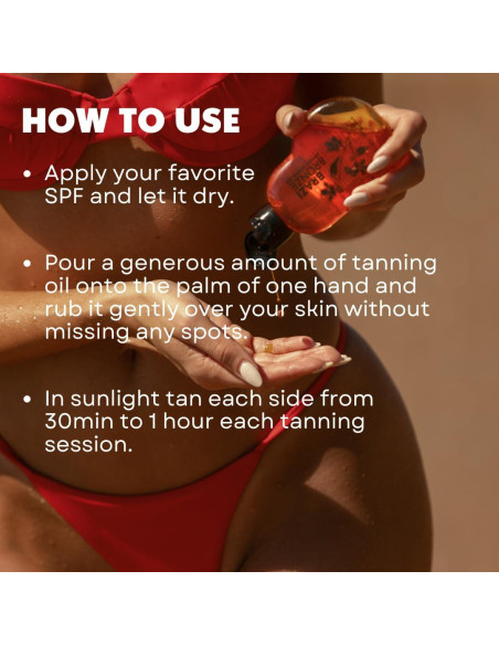 Aceite Bronceador Orgánico Brazi Bronze 85g - Vegano y Natural