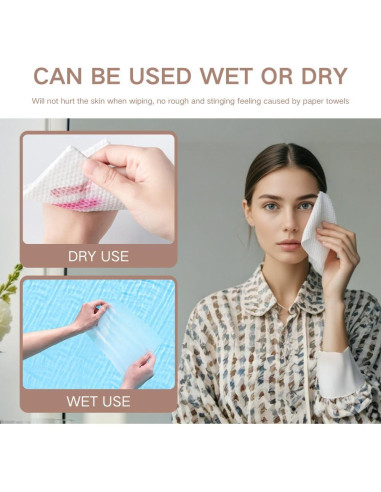 Toallas Desechables Radiant Beauty para Cara y Cuerpo - 70 Hojas