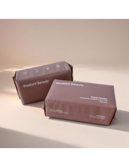 Toallas Desechables Radiant Beauty para Cara y Cuerpo - 70 Hojas