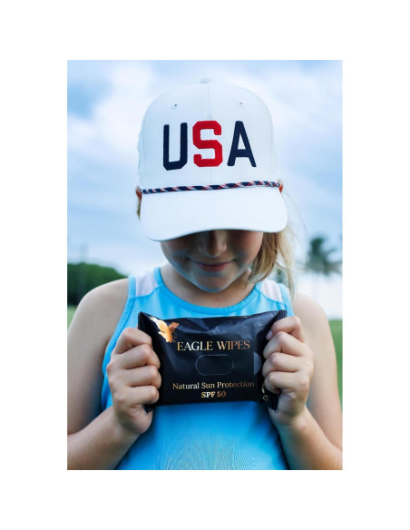 Toallitas Hidratantes SPF 50 Eagle Wipes Biodegradables 164g