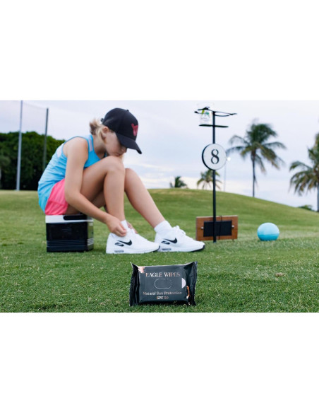 Toallitas Hidratantes SPF 50 Eagle Wipes Biodegradables 164g