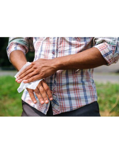 Toallitas Hidratantes SPF 50 Eagle Wipes Biodegradables 164g