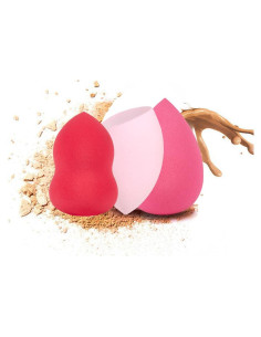 Juego de 3 Esponjas de Maquillaje QIBANHUA Sin Láttex