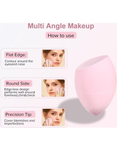 Juego de 3 Esponjas de Maquillaje QIBANHUA Sin Láttex 2